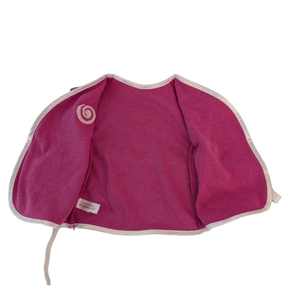 American Girl‎ Magenta Spa Salon Robe & Headband Doll Clothes